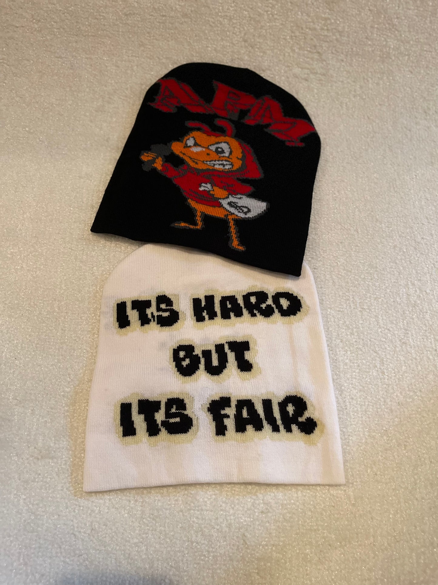 APM beanies! “it’s hard but it’s fair”
